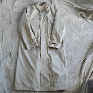 Vintage Oakton Ltd Men’s Beige Trench Coat Classic 46 X-Long